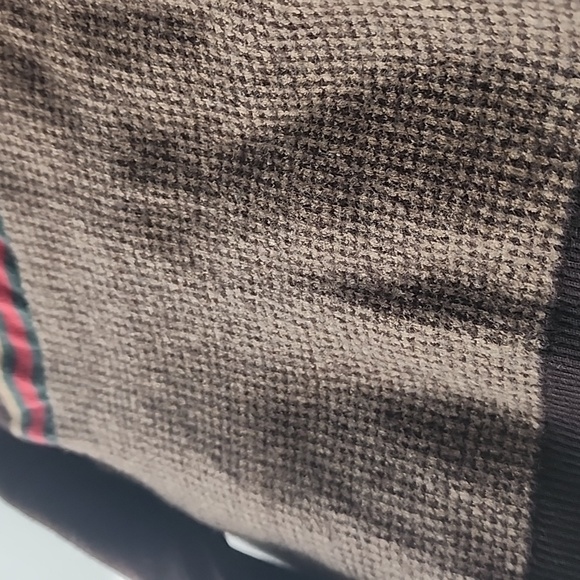Gucci Houndstooth Stripe Wool Knit Sweater - Picture 2 of 7